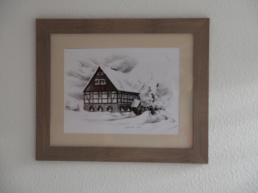 Ferienhaus Am Skihang アルテンベルク エクステリア 写真